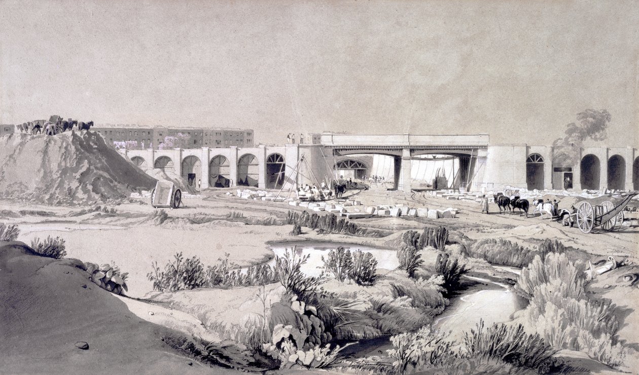 Hampstead Road Bridge, 5. Oktober 1836 von John Cooke Bourne