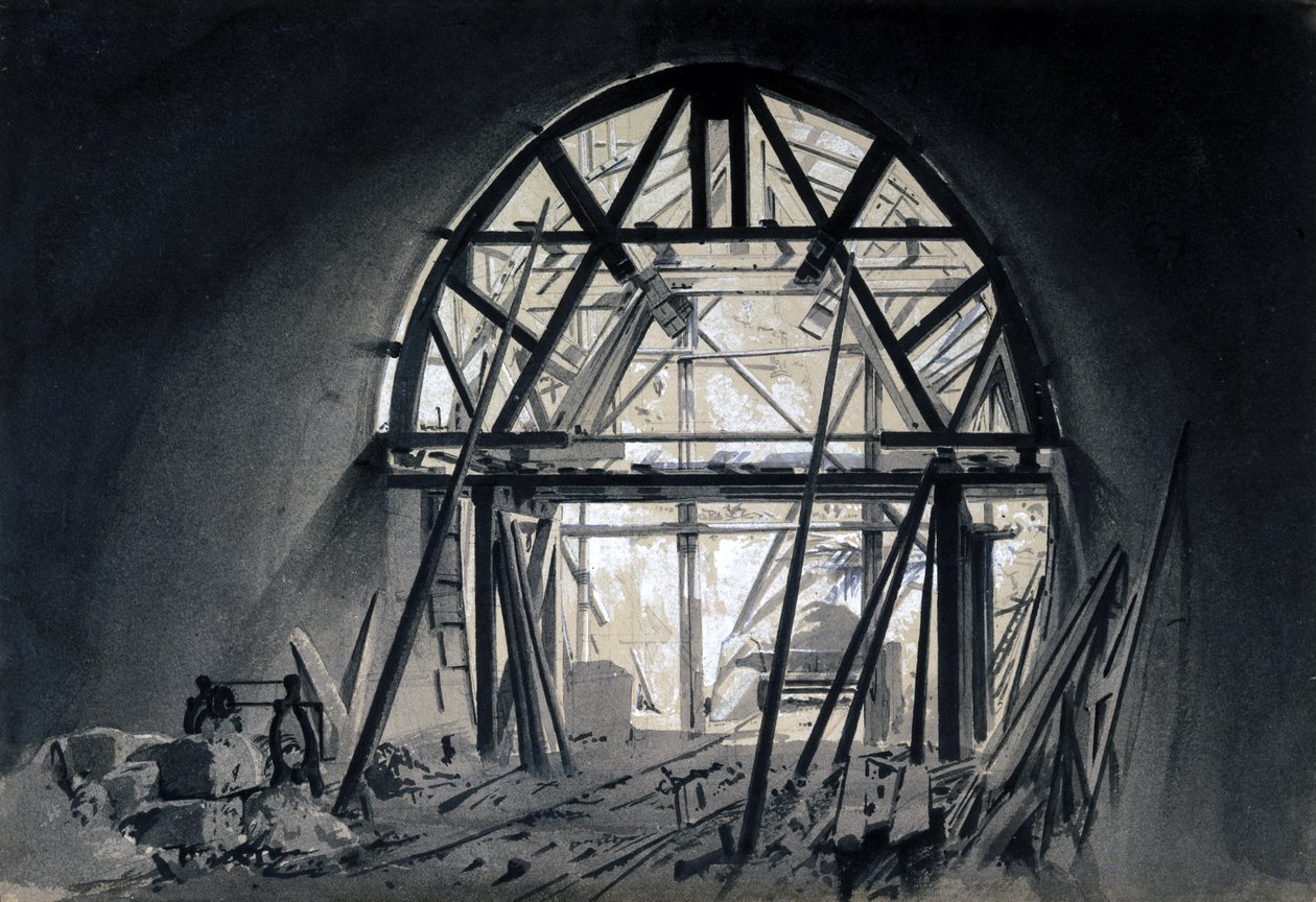 North Church Tunnel, 17. Juni 1837 von John Cooke Bourne