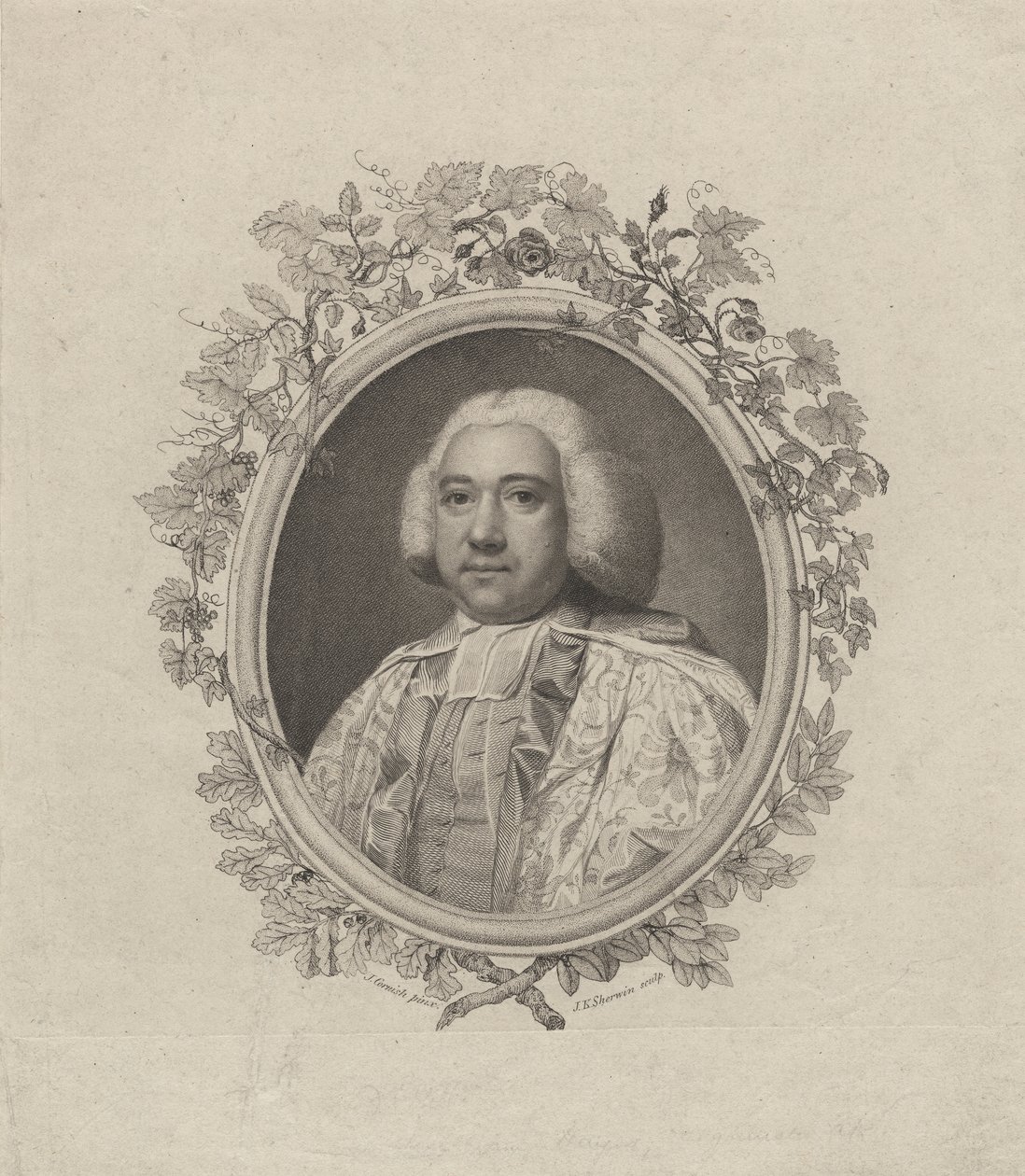 William Hayes, graviert von John Keyse Sherwin von John Cornish