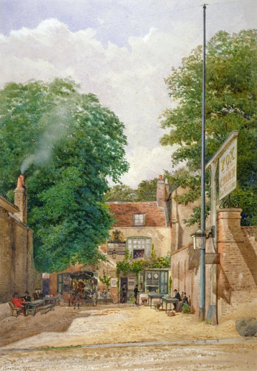Fox and Crown Public House, Highgate, London von John Crowther