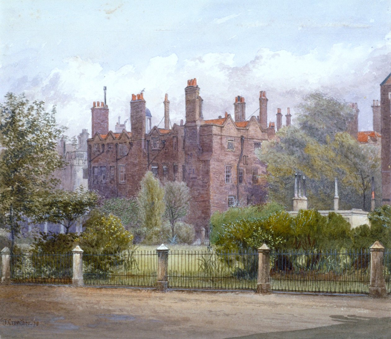 Alte Gebäude und Gärten, Lincoln