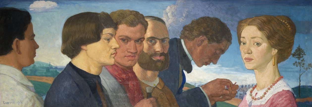 Einige spätere Primitive und Madame Tisceron, 1912 von John Currie