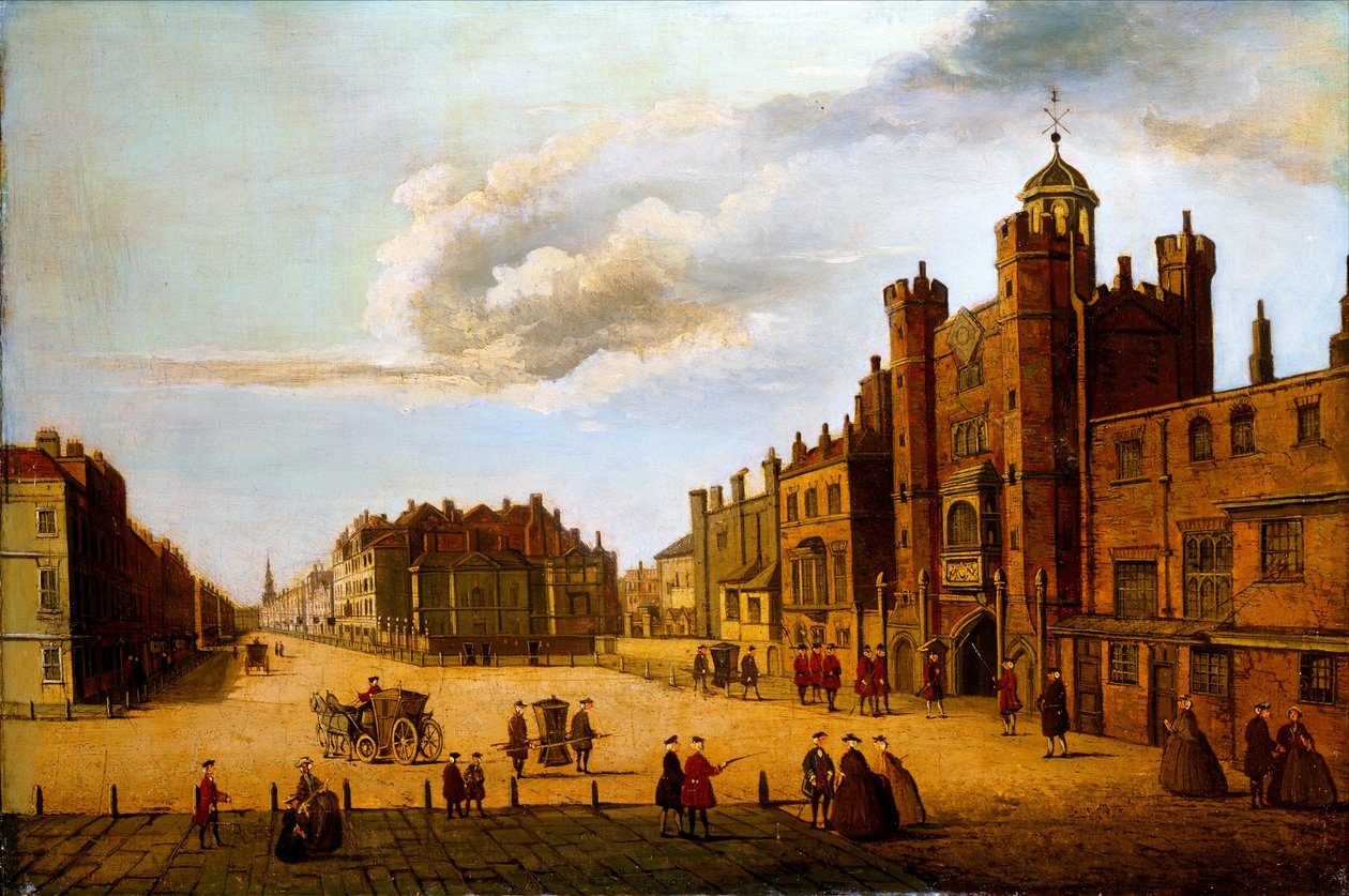 Blick die Pall Mall hinunter vom St. James