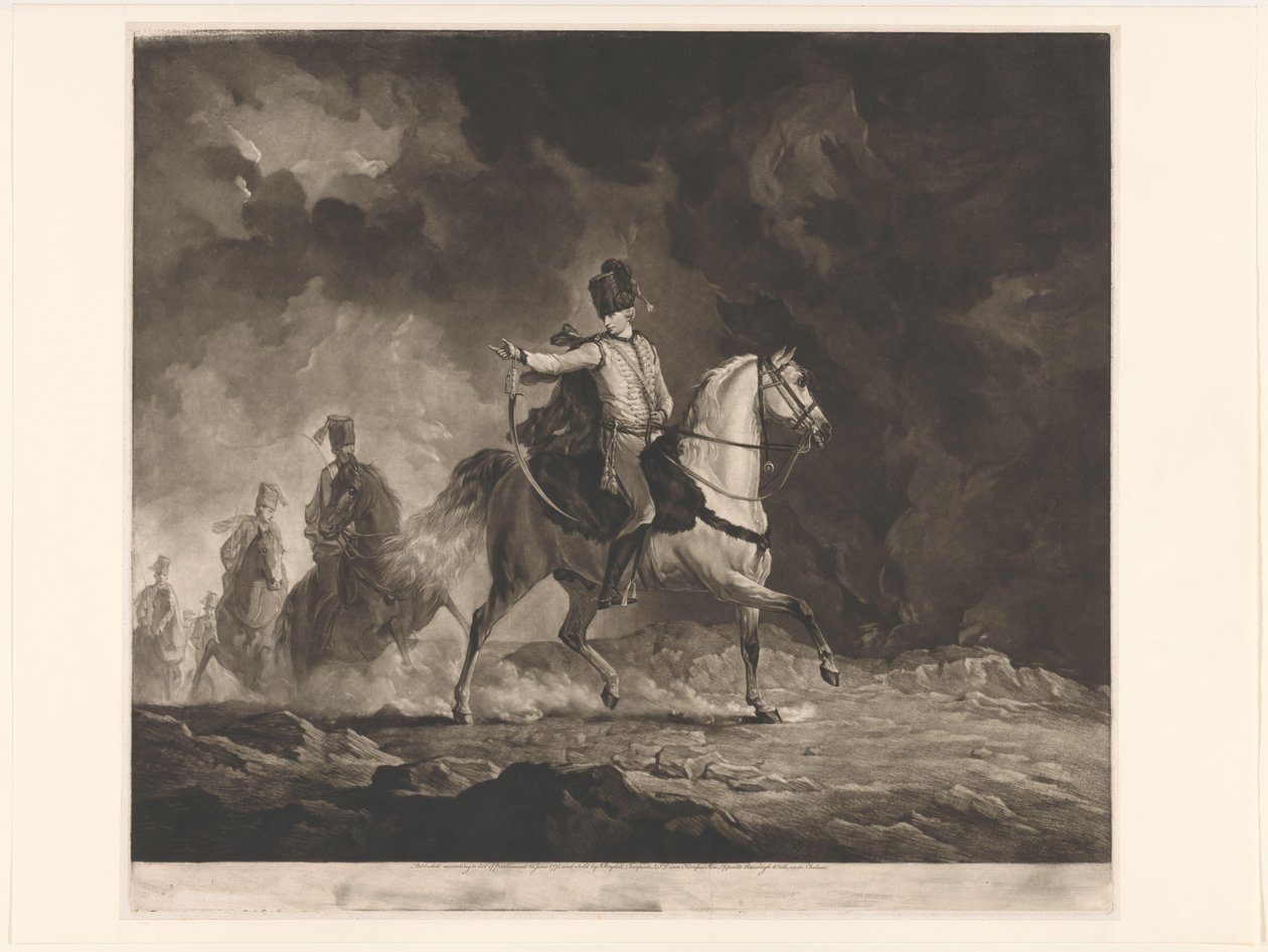 Porträt von William John Kerr, Graf von Ancrum von John Dixon