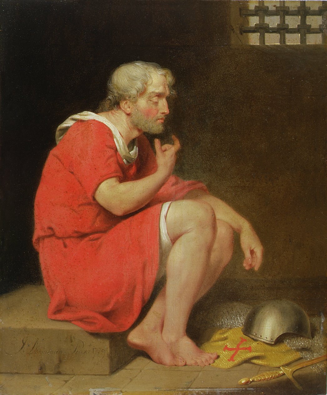 Robert (ca. 1054-1134), Herzog der Normandie im Gefängnis von John Downman
