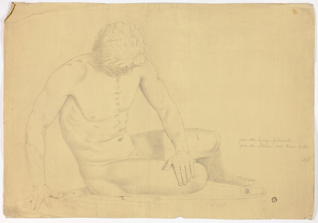 Statue des sterbenden Galliers von John Downman
