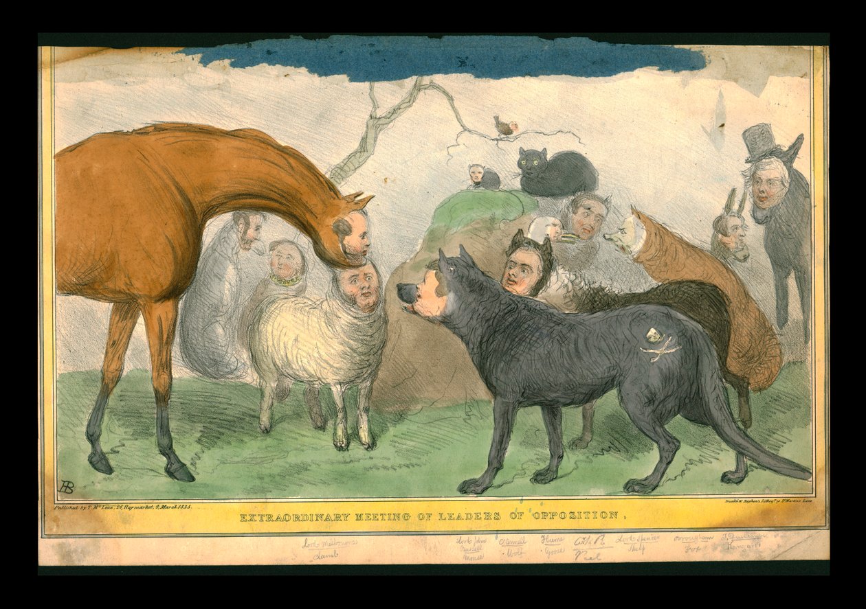Außerordentliches Treffen der Oppositionsführer, 1835 von John Doyle