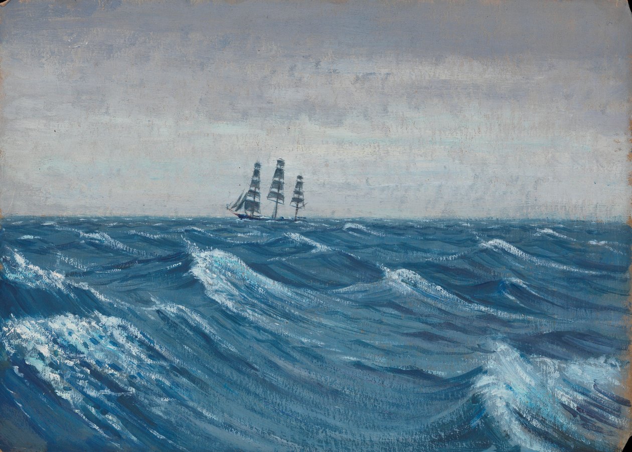 Ein Segelschiff, spätes 19. Jahrhundert - Mitte 20. Jahrhundert von John Everett