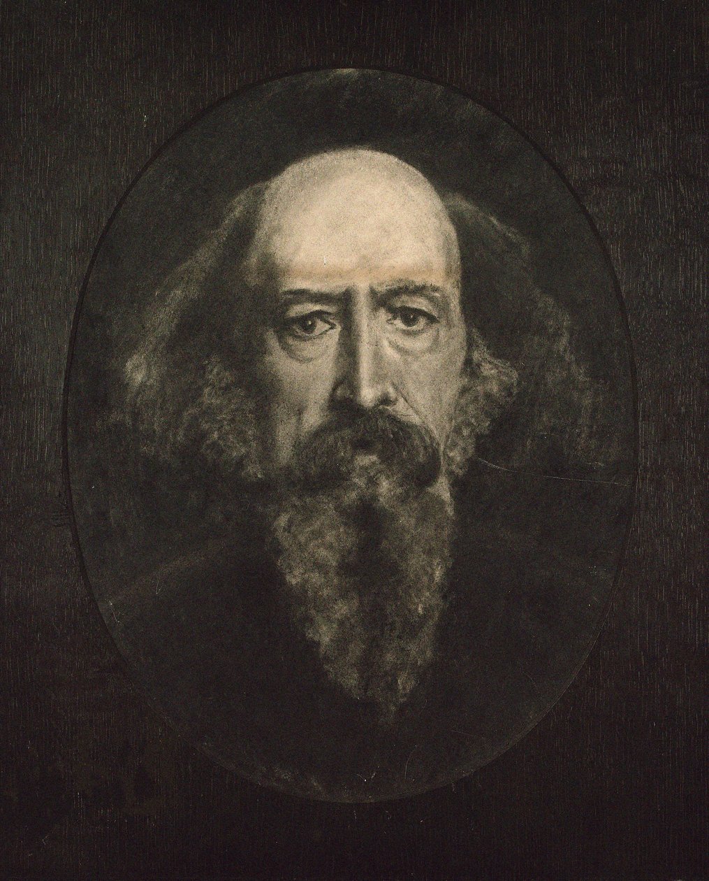 Porträt von Alfred, Lord Tennyson 1809-1892 von John Everett Millais