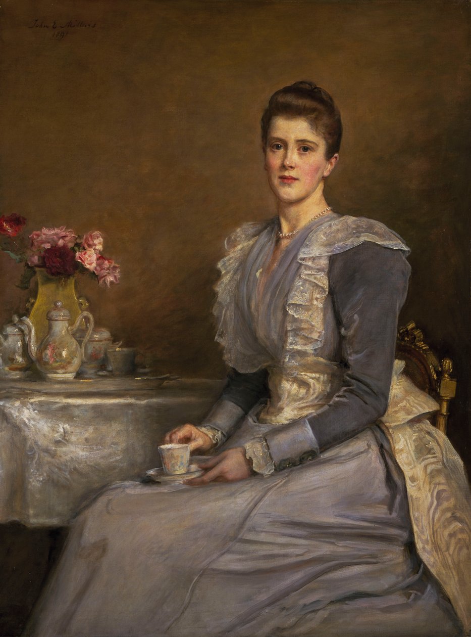 Porträt von Mrs. Joseph Chamberlain von John Everett Millais