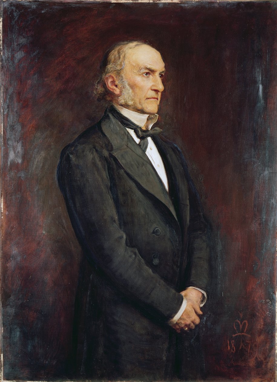 Porträt von William Ewart Gladstone (1809-1898) 1879 von John Everett Millais