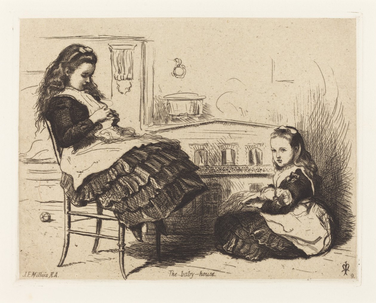 Das Puppenhaus von John Everett Millais