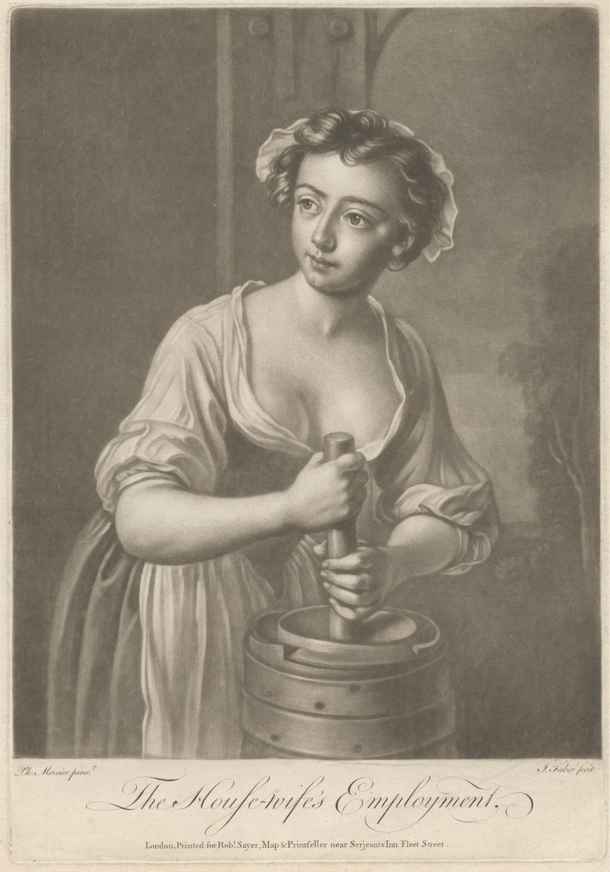 Die Beschäftigung der Hausfrau von John Faber the younger