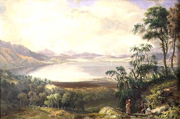 Loch Rannoch von Bunrannoch von John Fleming: Kunstdruck
