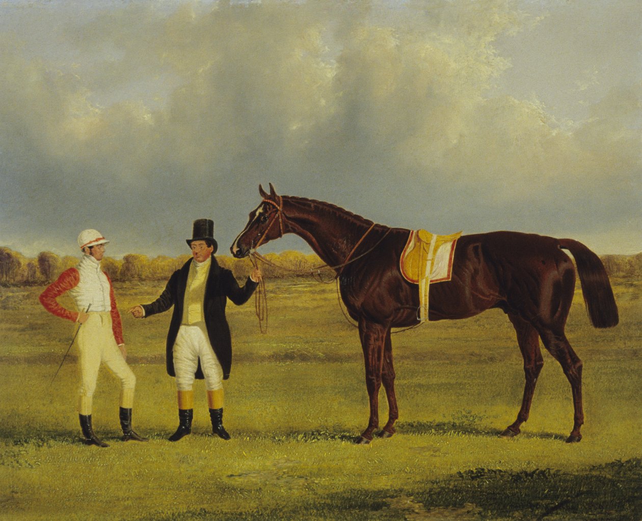 'Euklid' mit seinem Jockey Conolly und Trainer Pettit