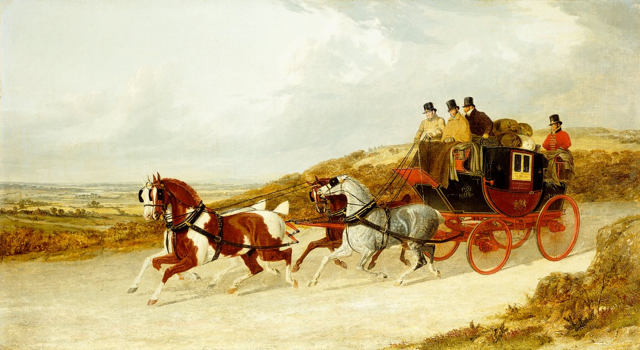Die Edinburgh und London Royal Mail, 1838 von John Frederick Herring Senior