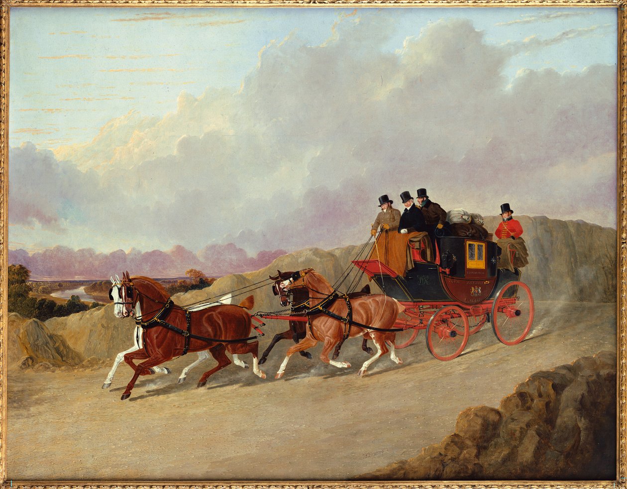 Die königliche Postkutsche von Edinburgh nach London von John Frederick Herring Senior