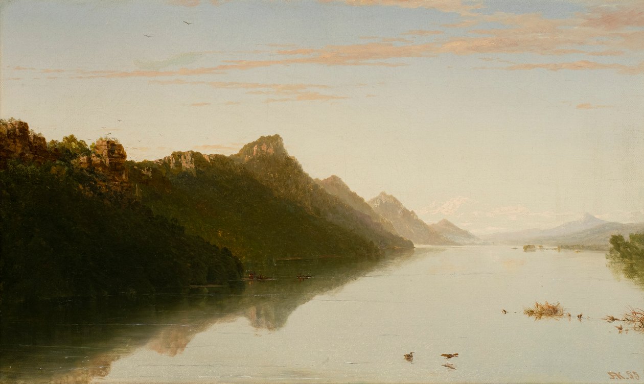 Blick auf den oberen Mississippi von John Frederick Kensett