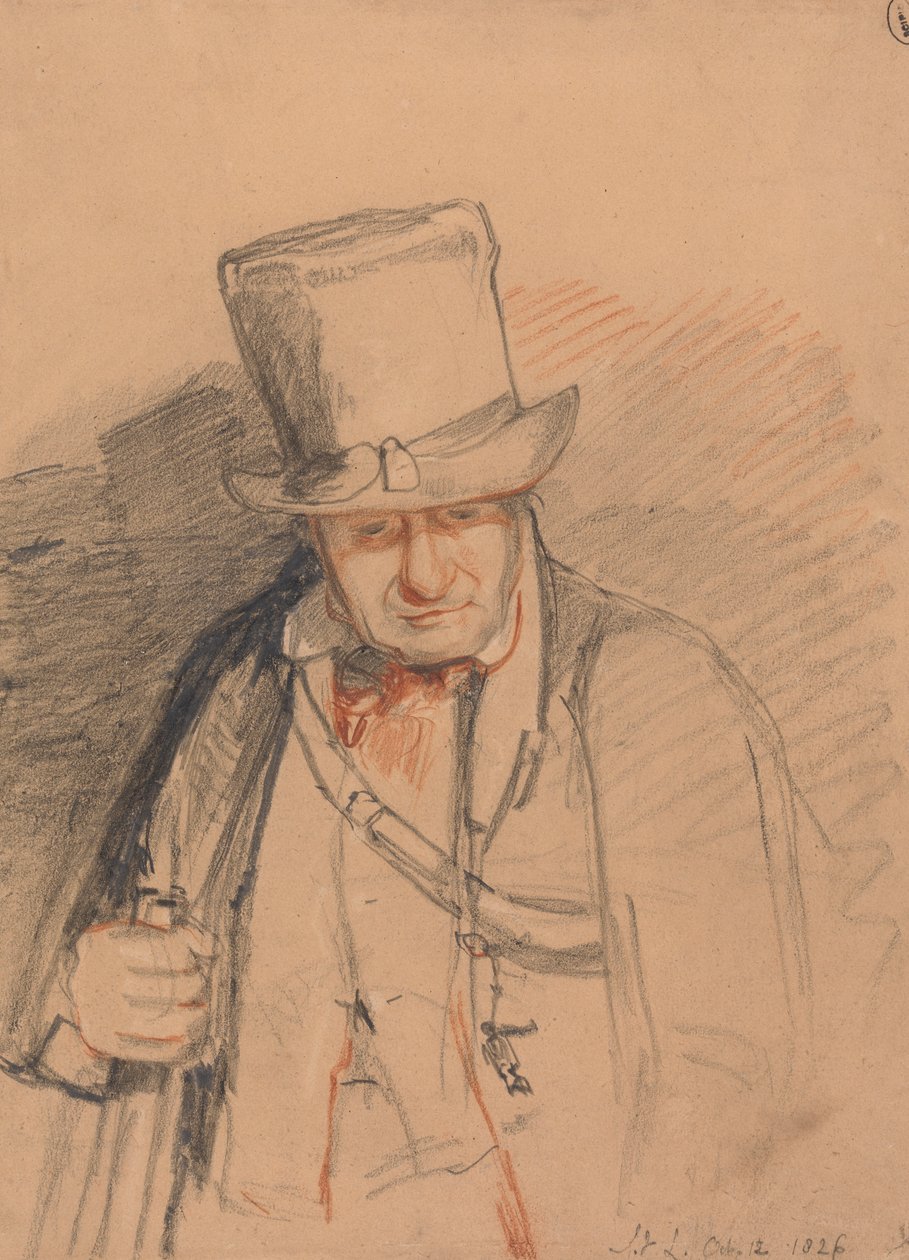 Ein Hauptjäger, Windsor Castle, 1826 von John Frederick Lewis