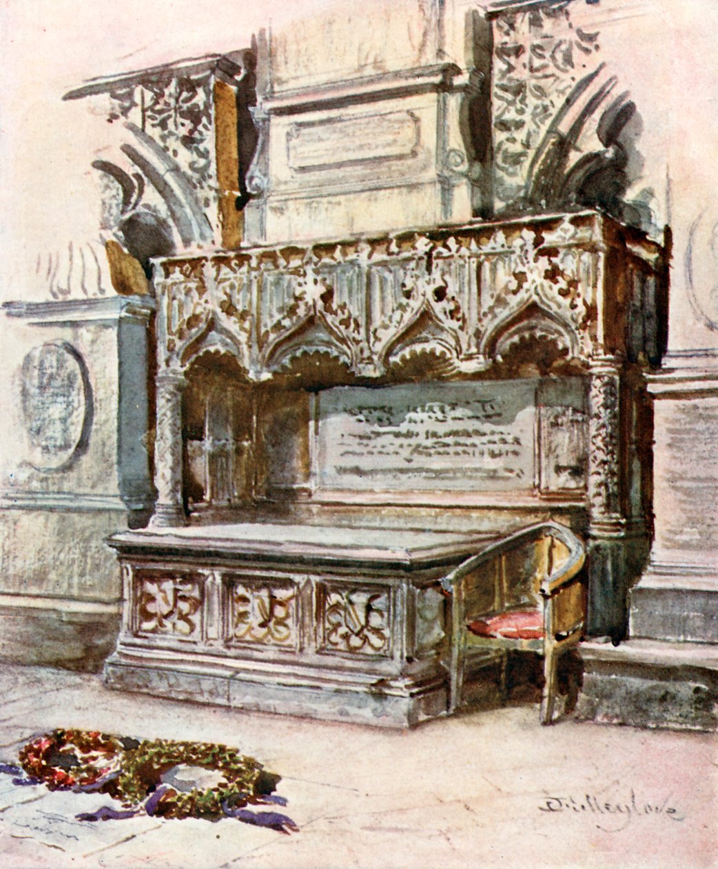 Chaucers Grab von John Fulleylove