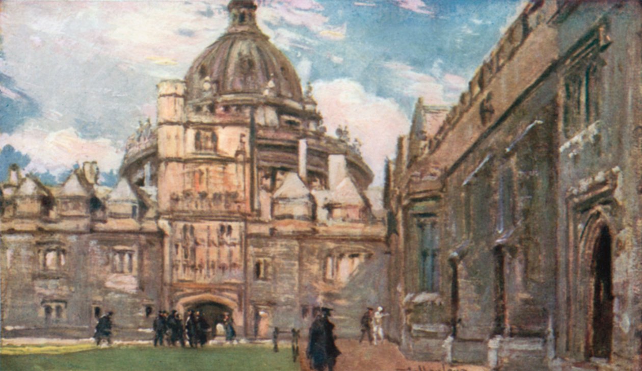 Die Radcliffe-Bibliothek, oder Camera Bodleiana, vom Brasenose College Quadrangle von John Fulleylove
