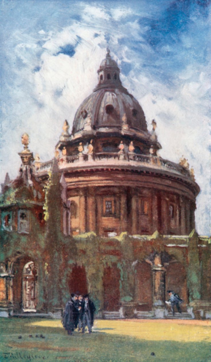 Die Radcliffe-Bibliothek, oder Camera Bodleiana, vom All Souls