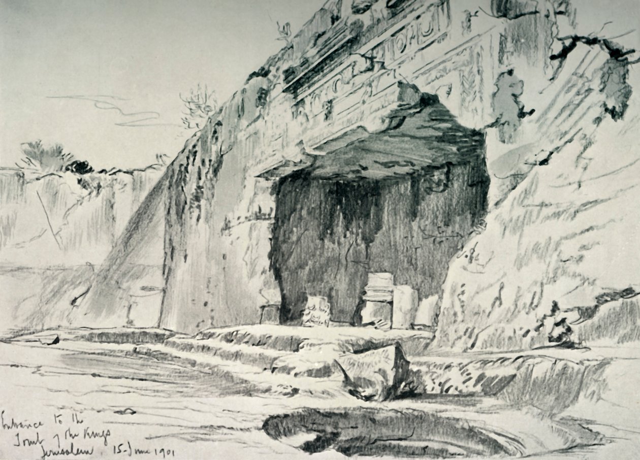 Die sogenannten Königsgräber, 1902 von John Fulleylove