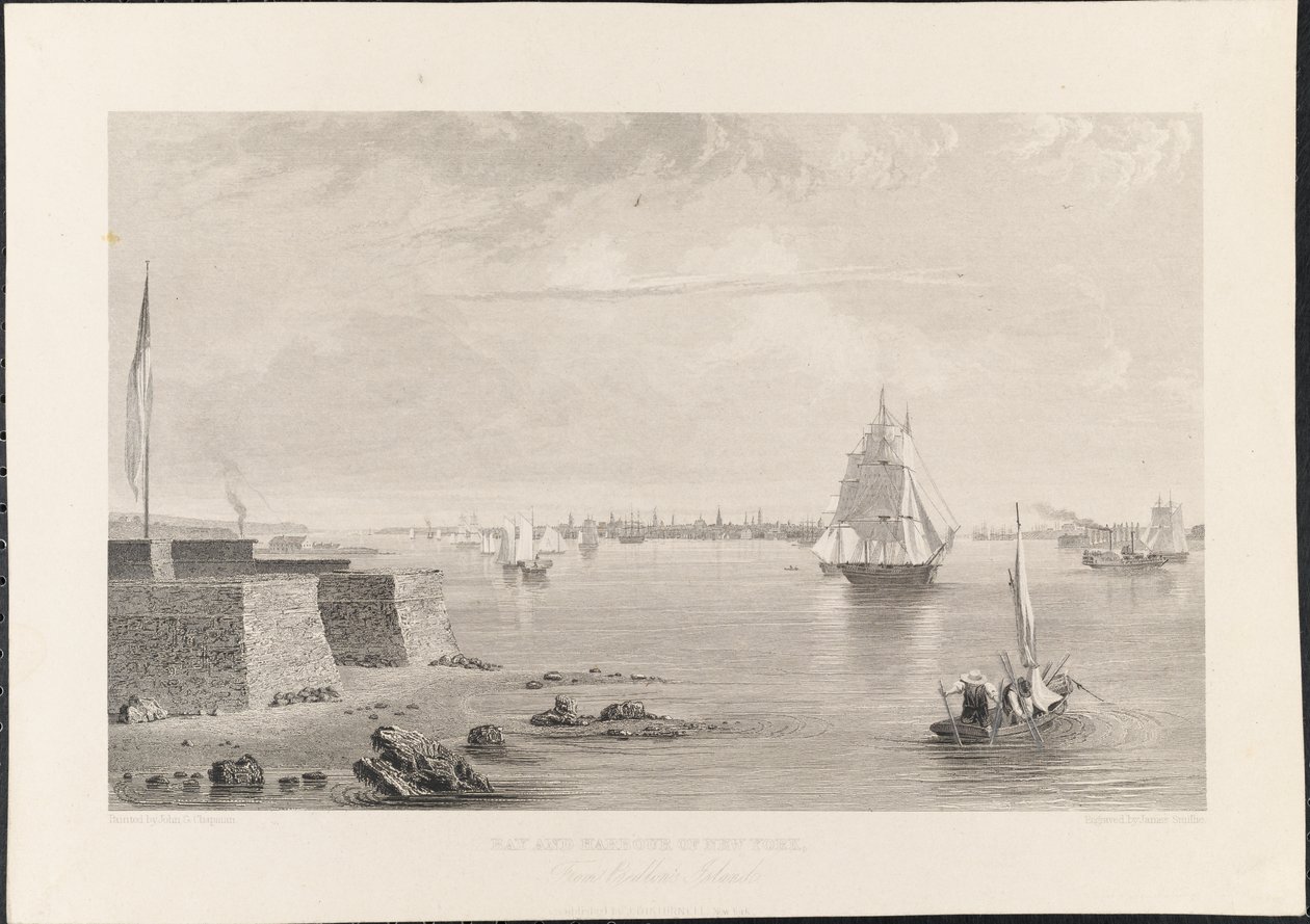 Bucht und Hafen von New York von Bedlon