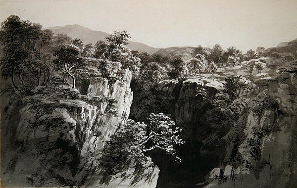 Auf dem Conway, West Penmachno von John Glover