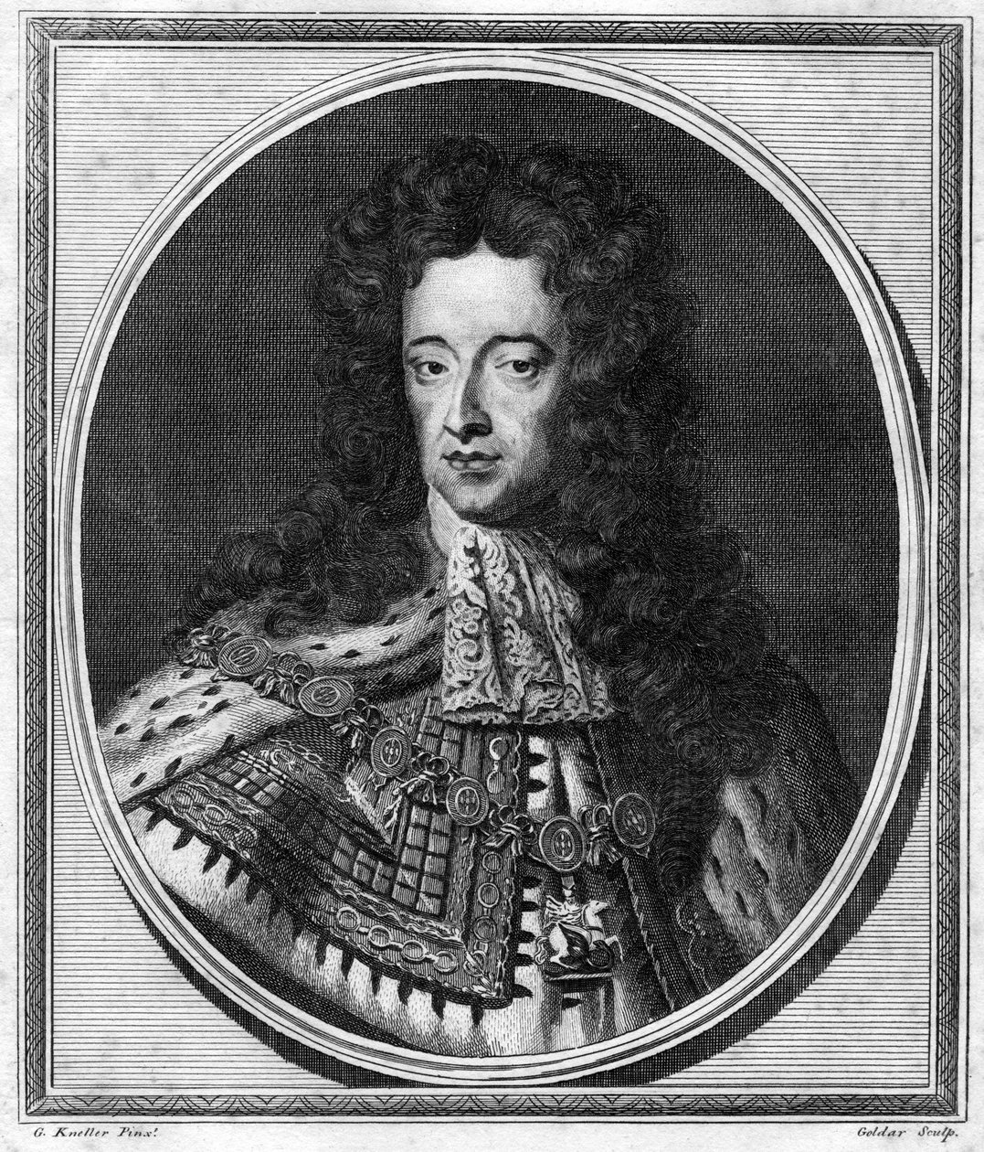 Wilhelm III., König von England, Schottland und Irland, 1784 von John Goldar