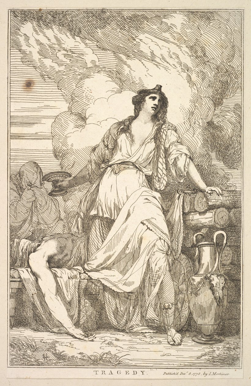 Tragödie aus Fünfzehn Radierungen Sir Joshua Reynolds gewidmet von John Hamilton Mortimer