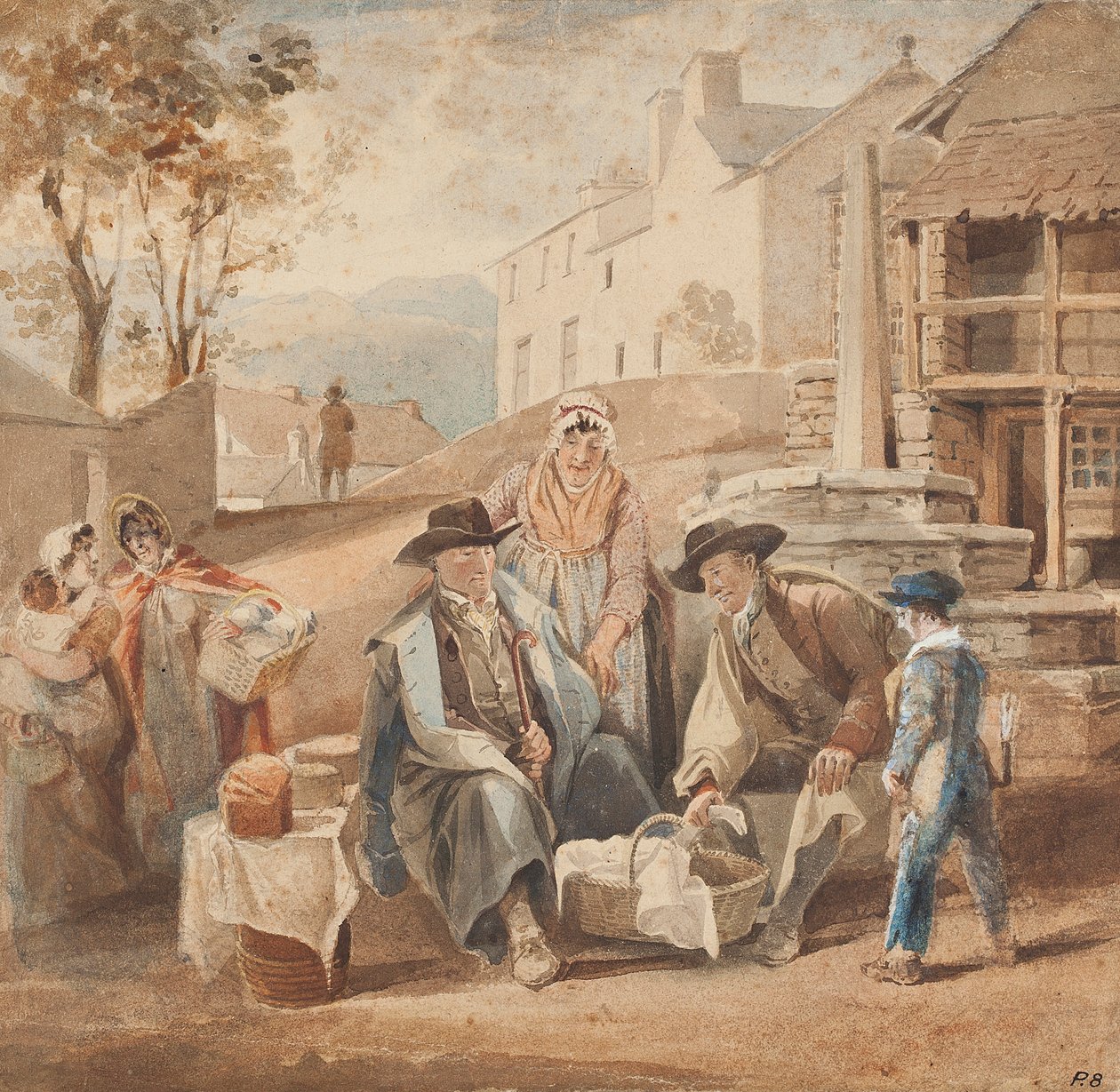 Ambleside Marktgeschäfte von John Harden