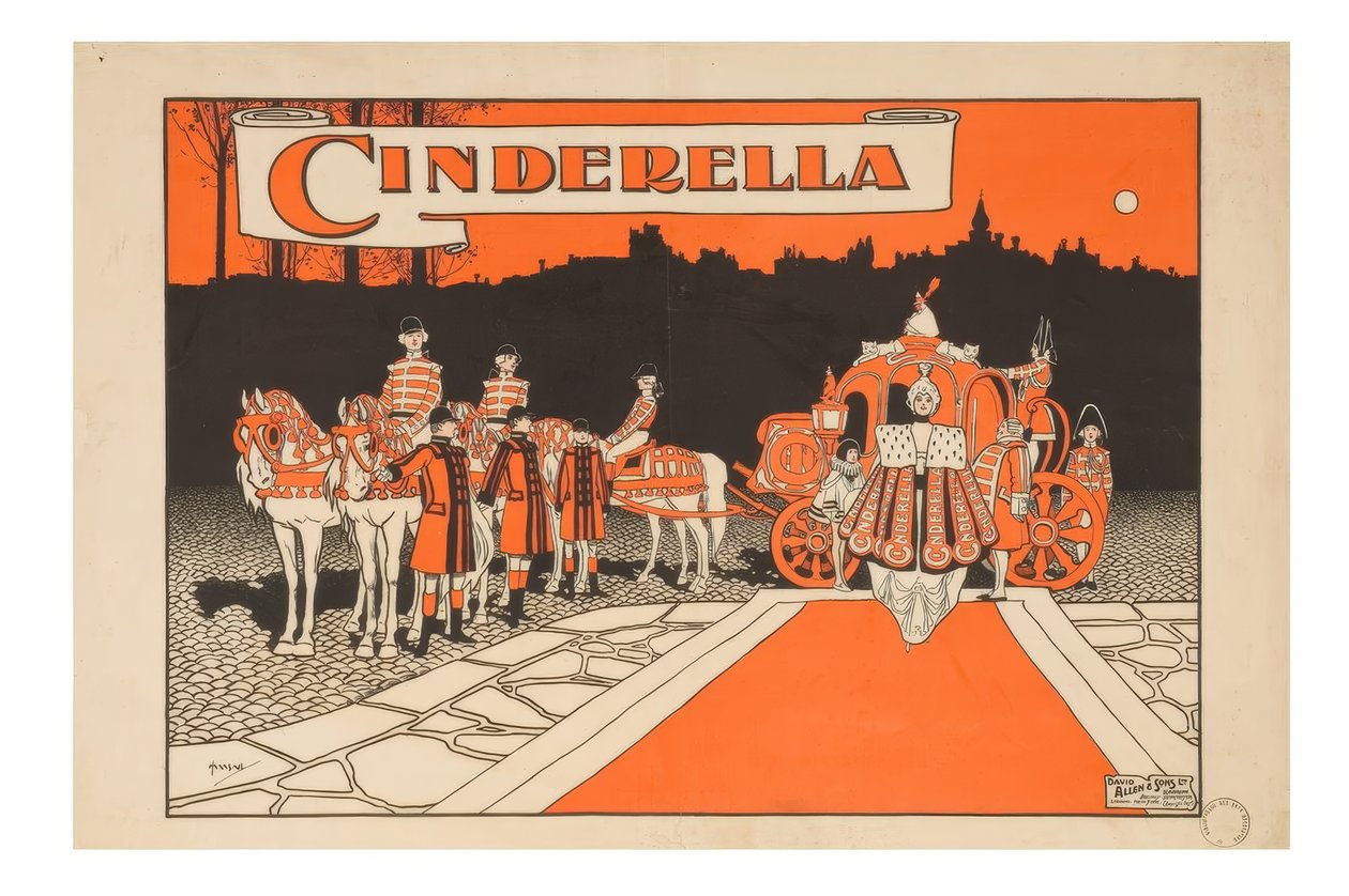 Cinderella Plakat, 1897-98 von John Hassall