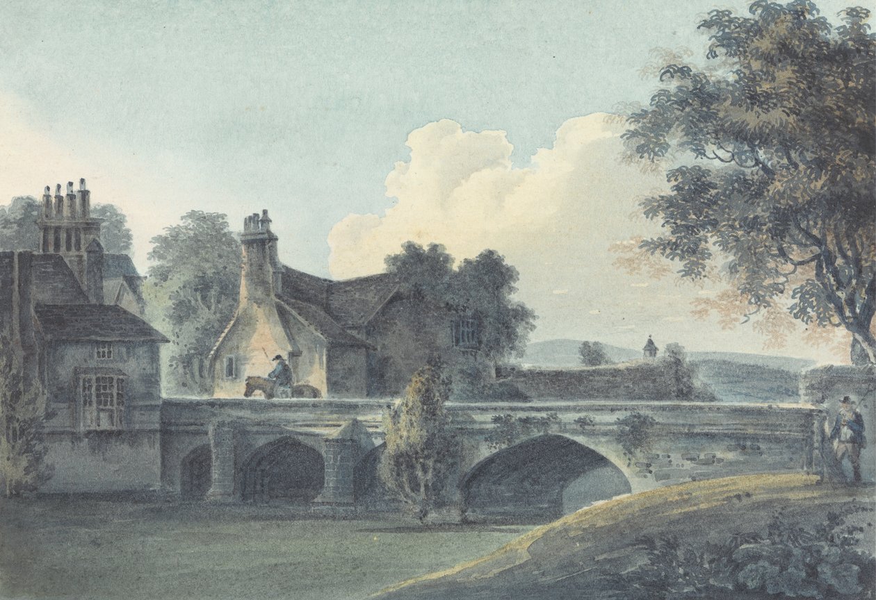 Der Eingang zu König Johns Palast, Eltham, Kent von John Hassell