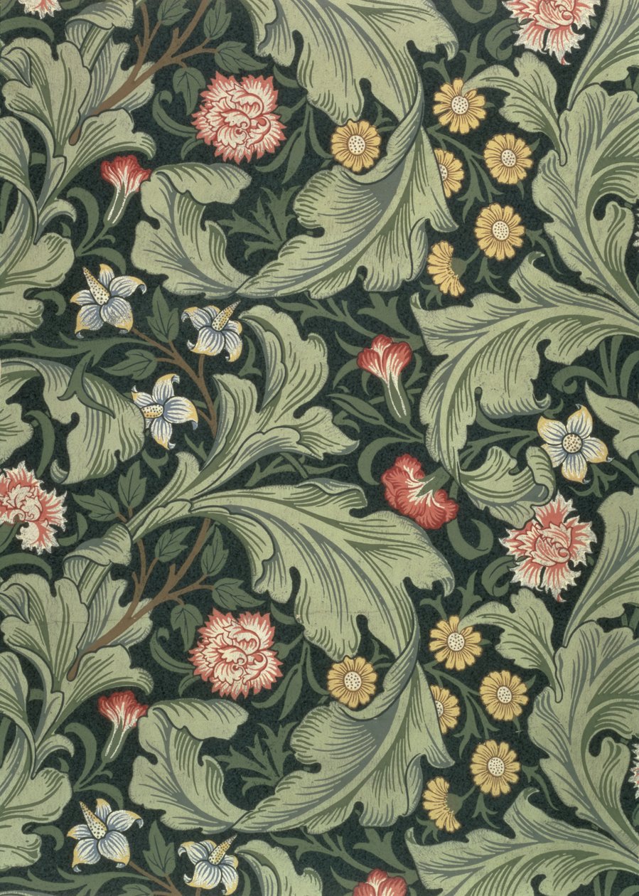 Leicester Tapete, entworfen von John Henry Dearle (1860-1932) für Morris and Company, 1911 von John Henry Dearle