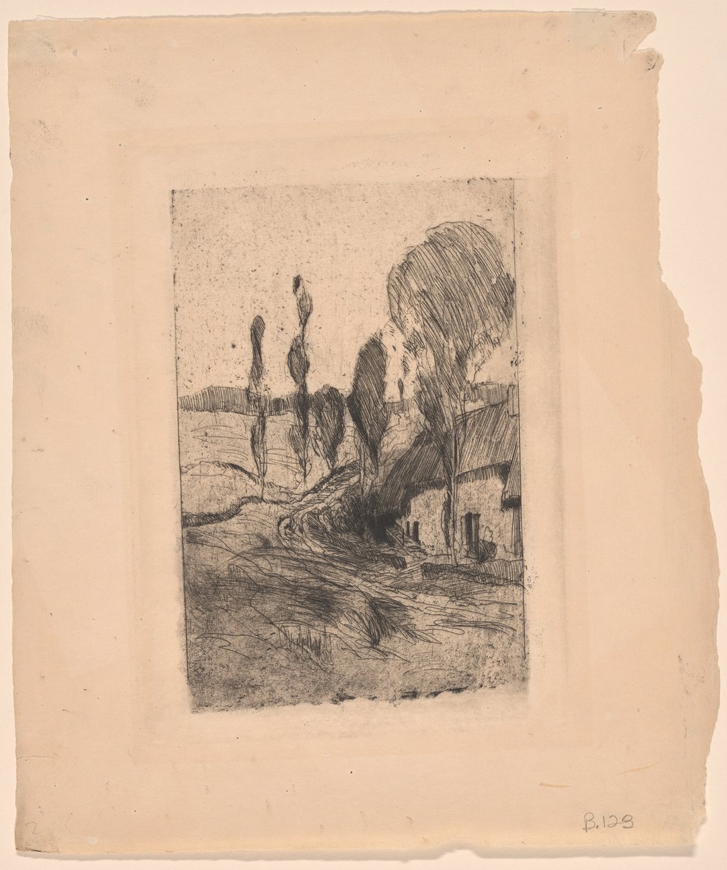 Französische Landschaft von John Henry Twachtman