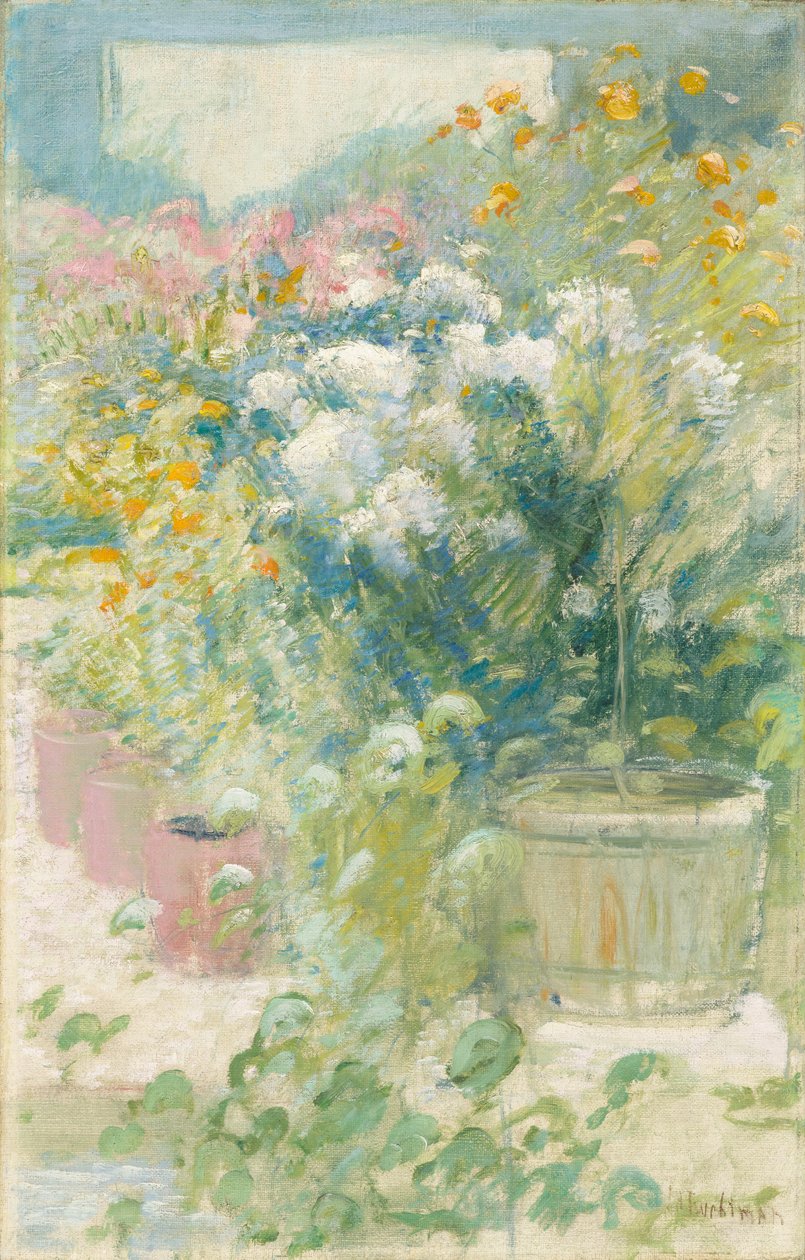 Im Gewächshaus von John Henry Twachtman