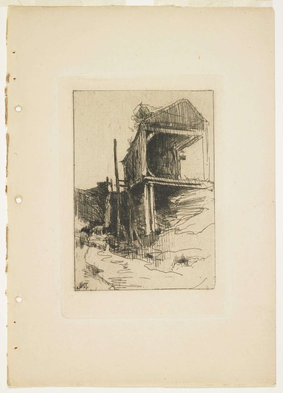 Die verlassene Mühle, 1888-1889 von John Henry Twachtman
