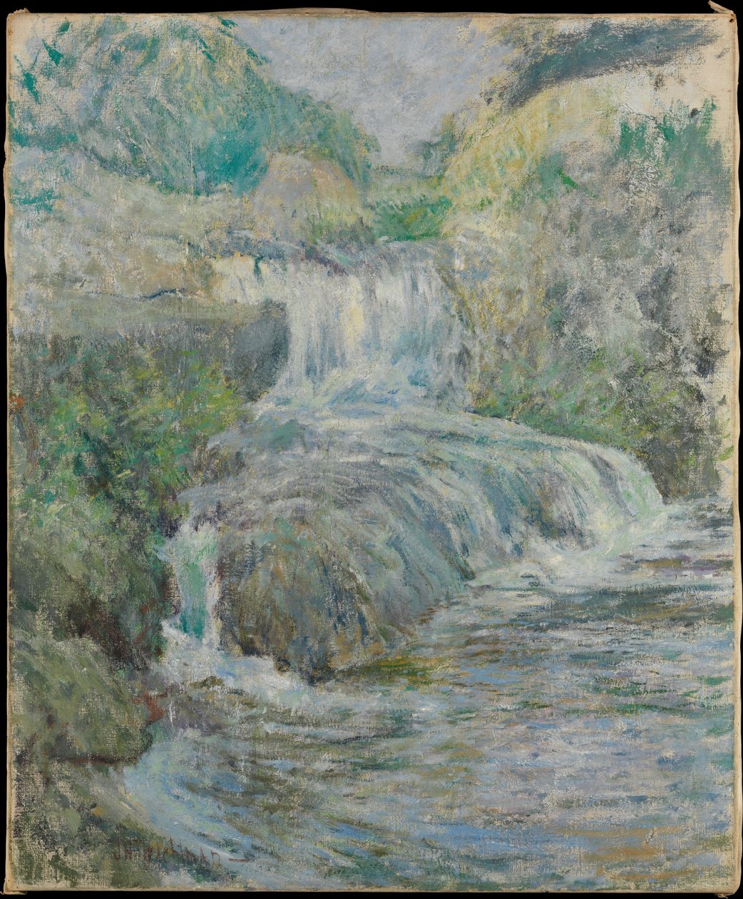 Wasserfall von John Henry Twachtman