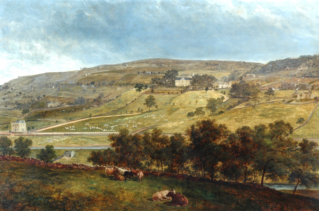 Ewood Hall von Greenfields, 1869 von John Holland