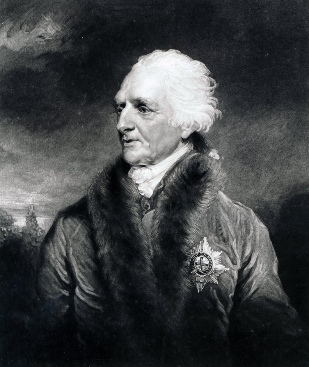 Augustus Henry Fitzroy, 3. Herzog von Grafton, graviert von C. Turner von John Hoppner