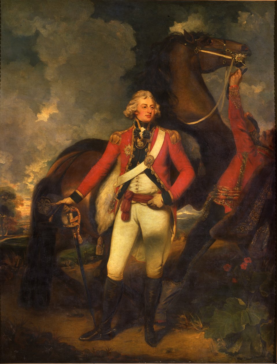 Porträt von HRH Frederick Augustus, Herzog von York von John Hoppner