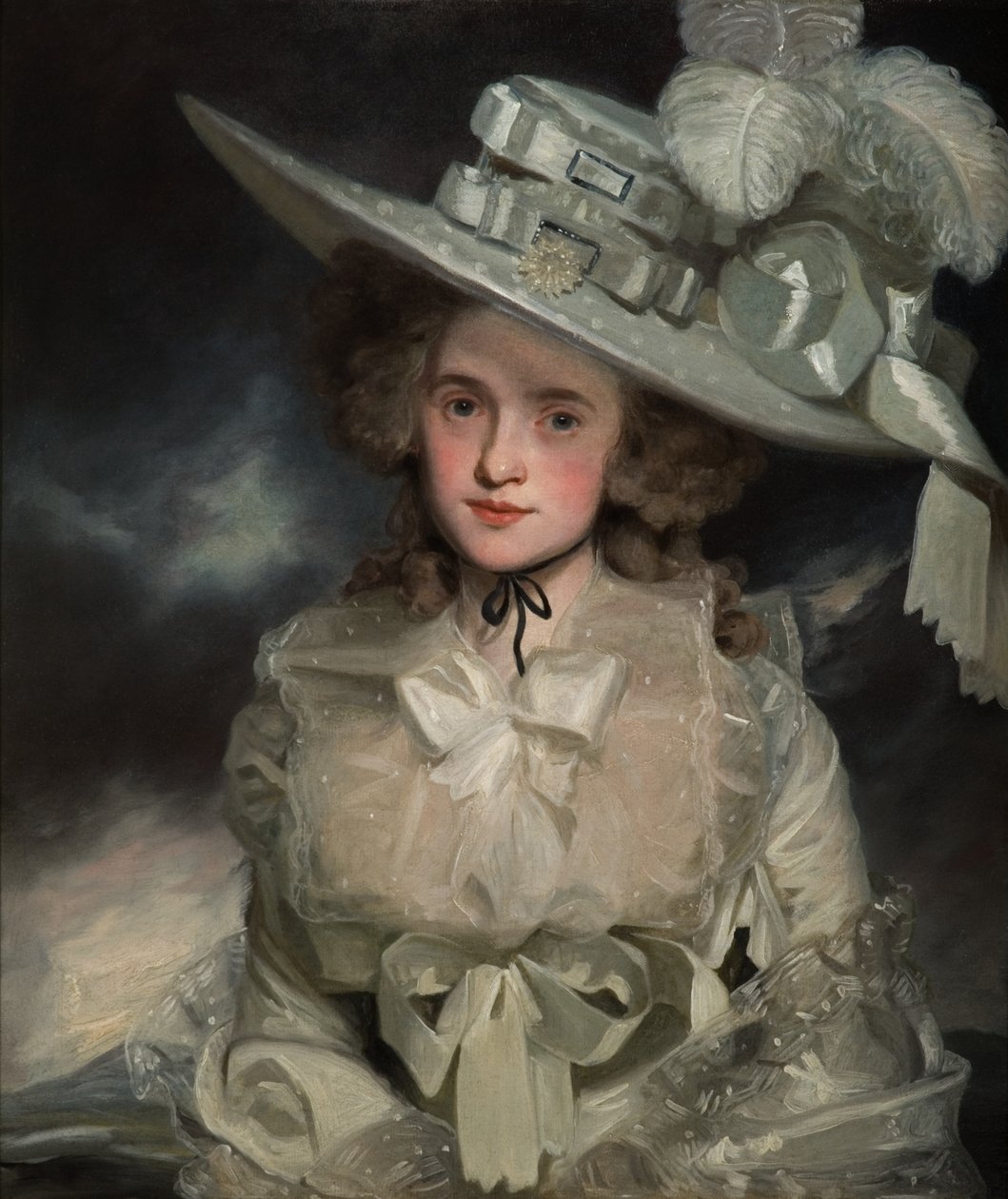 Porträt von Mary Boteler aus Eastry, Kent, 1786 von John Hoppner