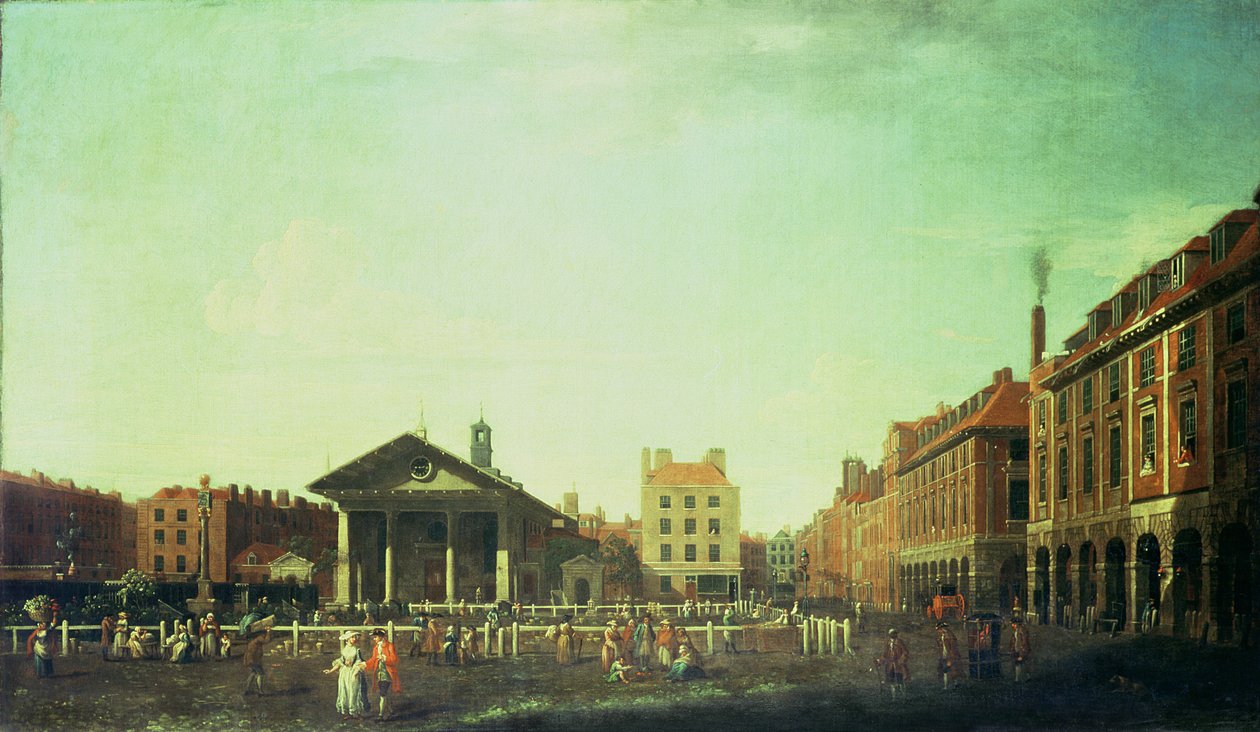 Ansicht von St. Paul"s, Covent Garden, 1762 von John Inigo Richards