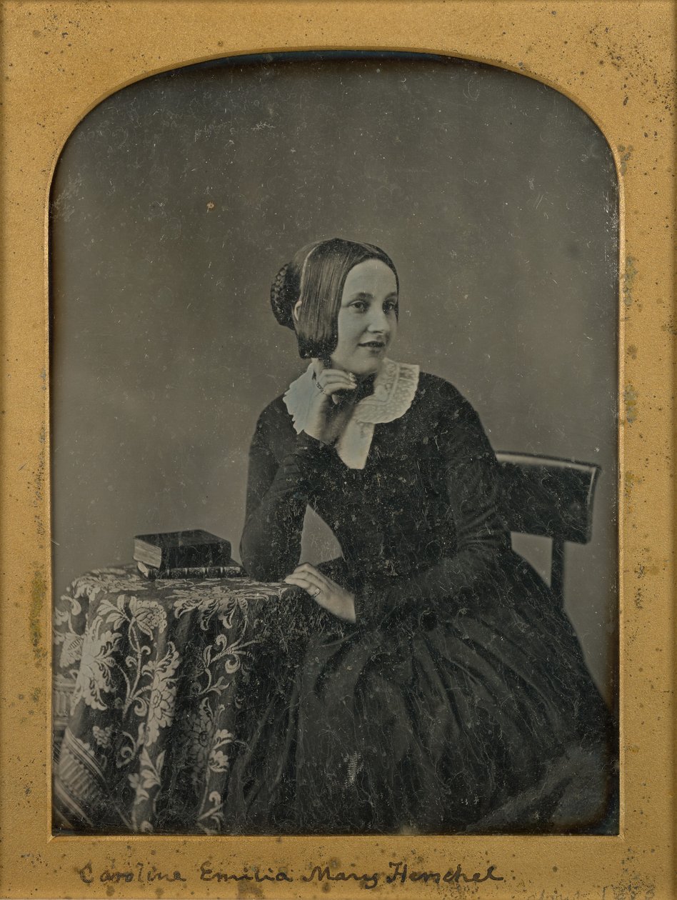 Porträt von Caroline Emilia Mary Herschel von John Jabez Edwin Mayall