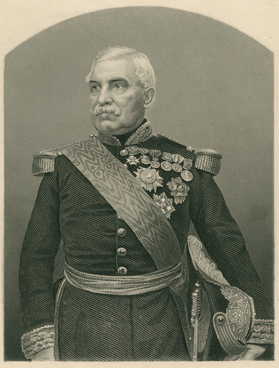 Aimable Jean Jacques Pelissier (1794-1864) Duc de Malakof von John Jabez Edwin Paisley Mayall