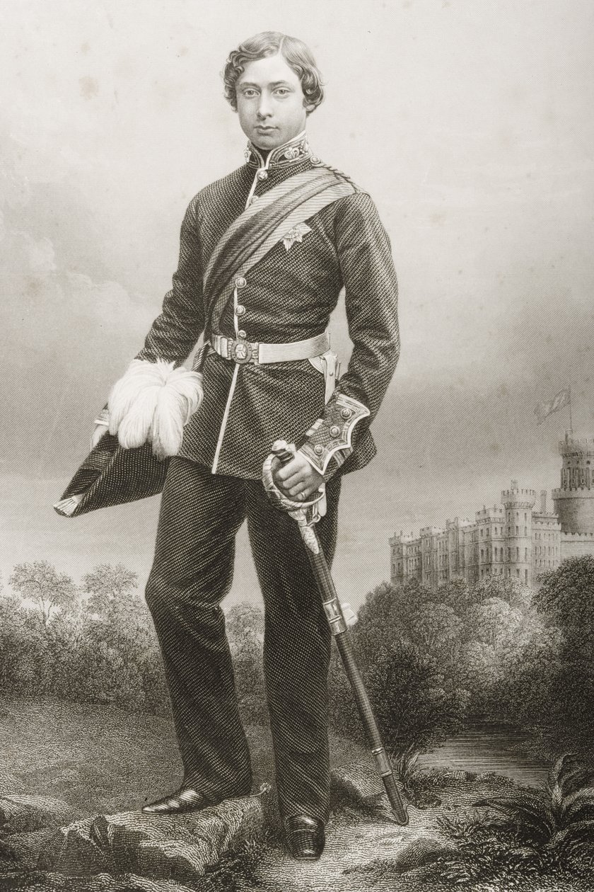 Albert Edward (1841-1910), graviert von D.J. Pound nach einem Foto, aus 