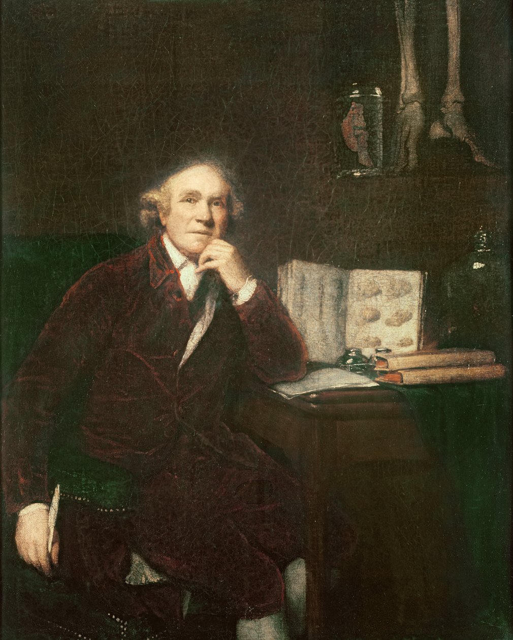 Porträt von John Hunter (1728-1793) nach Sir Joshua Reynolds (1723-92) 1813 von John Jackson
