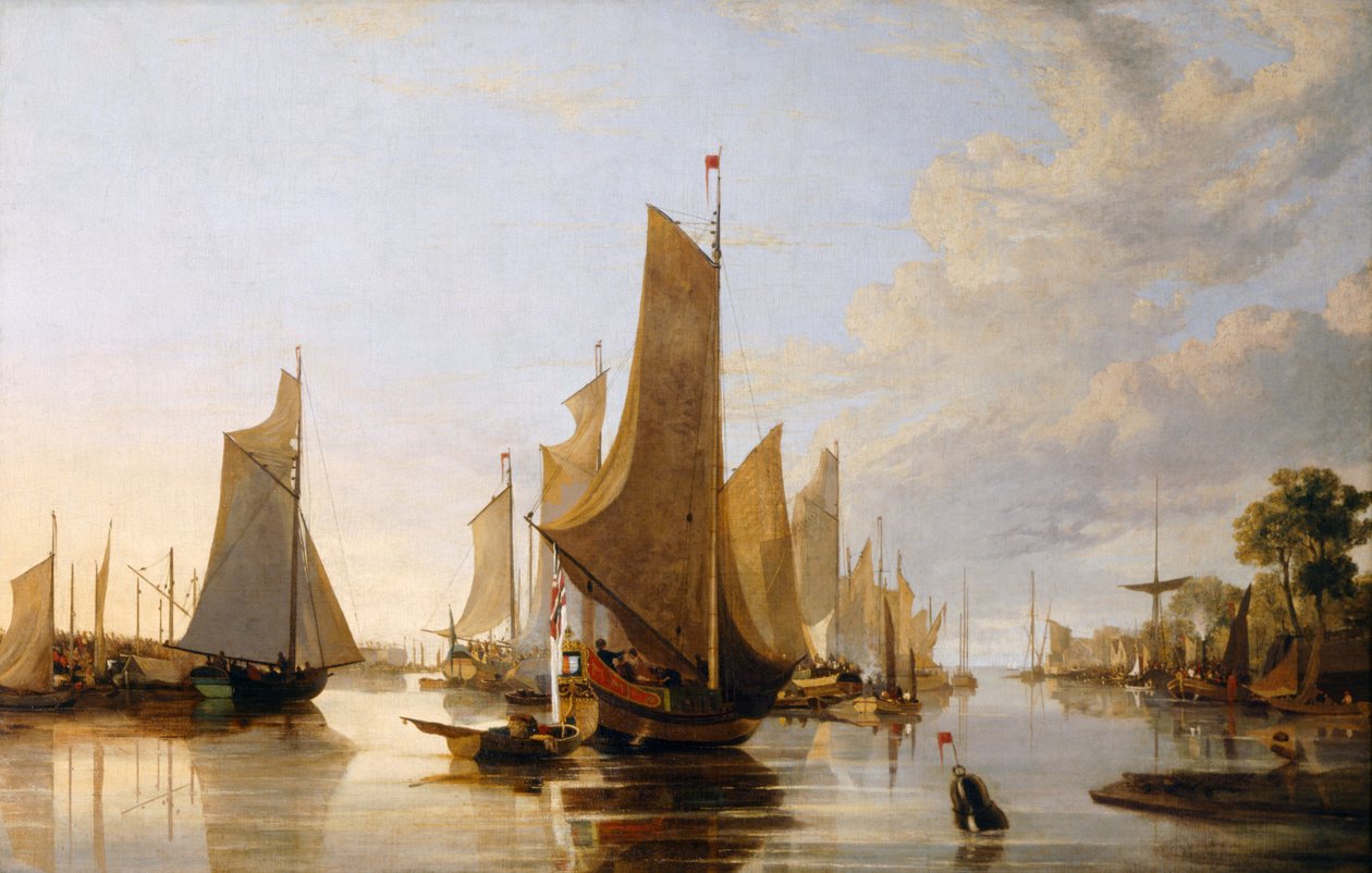 Das Yarmouth Water Frolic, ca. 1821 von John & John Berney (1794 1842) Crome