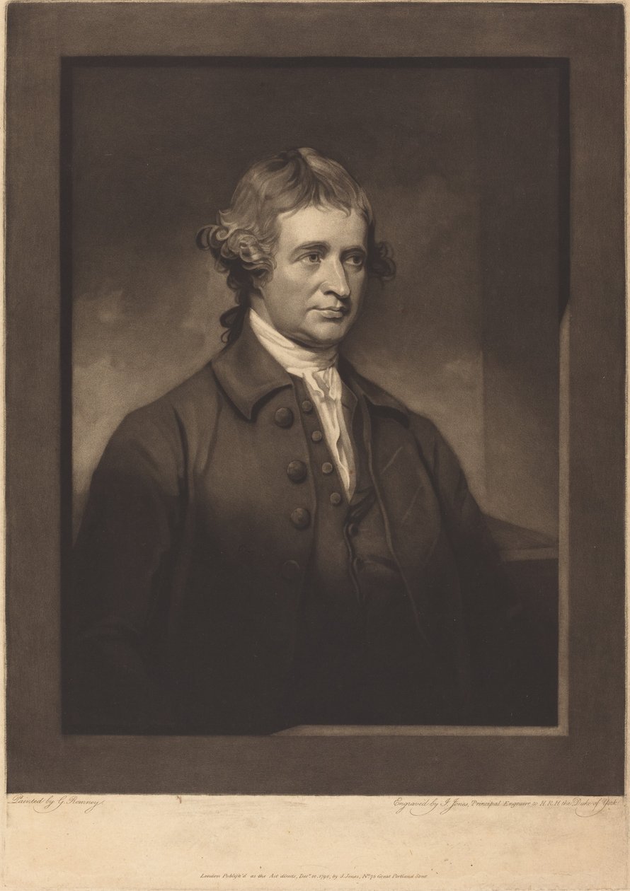 Edmund Burke von John Jones after George Romney